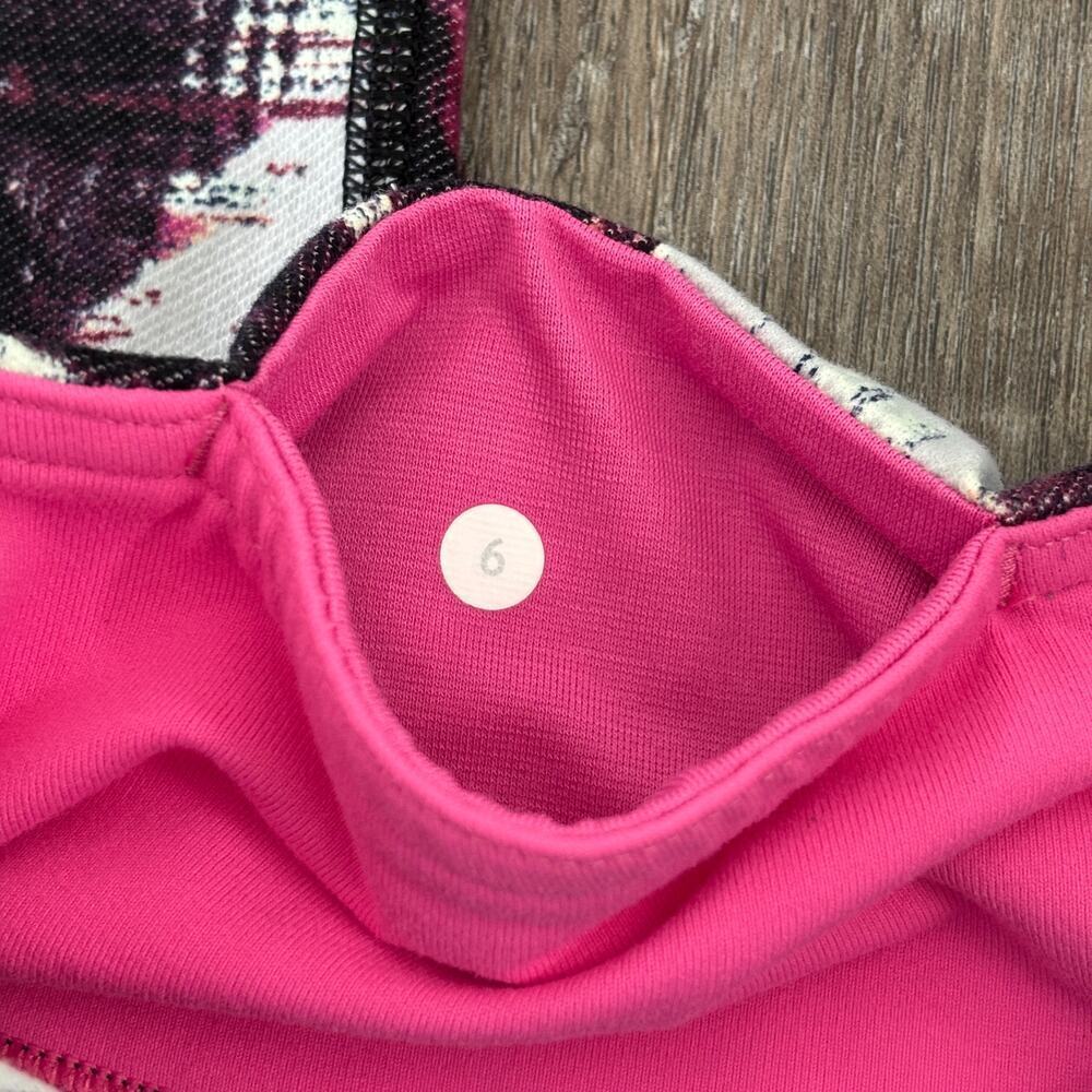 Lululemon Wunder Under Crop III Kara Blossom Multi - Size: 6 - Picture 5 of 7